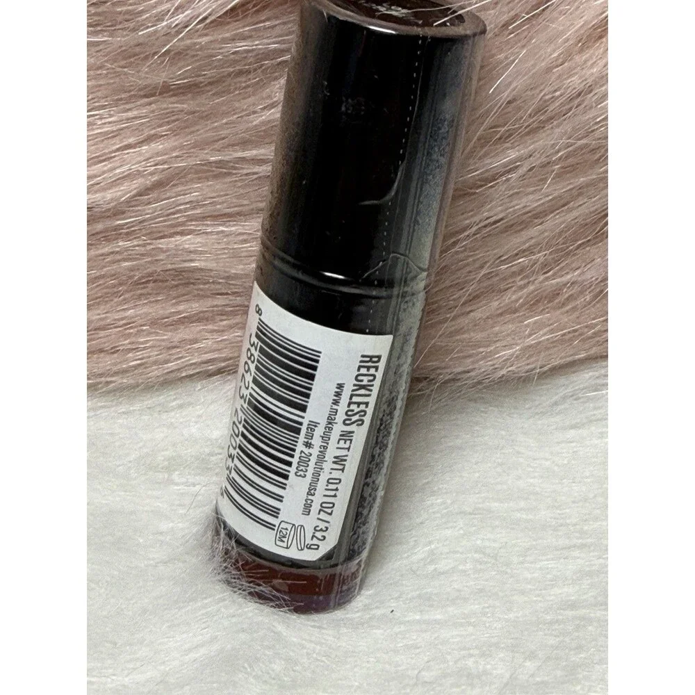 Revolution Amazing Lipstick – Reckless Red | Creamy Bold Color | Vegan & NEW